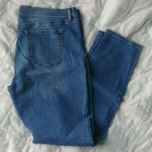 Loft cropped stretch skinny jeans NEW